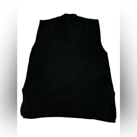 DEEP SELF Women’s Black Sweater Vest Size:M V-Neckline (NWT). - Picture 6 of 7